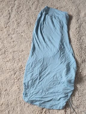 Urban Outfitters Pale Blue Pencil Midi Skirt